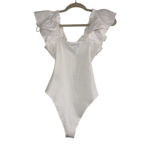 ✨VICI Clean Sweep Cotton Ribbed Sz Medium Bodysuit✨ - Picture 4 of 6